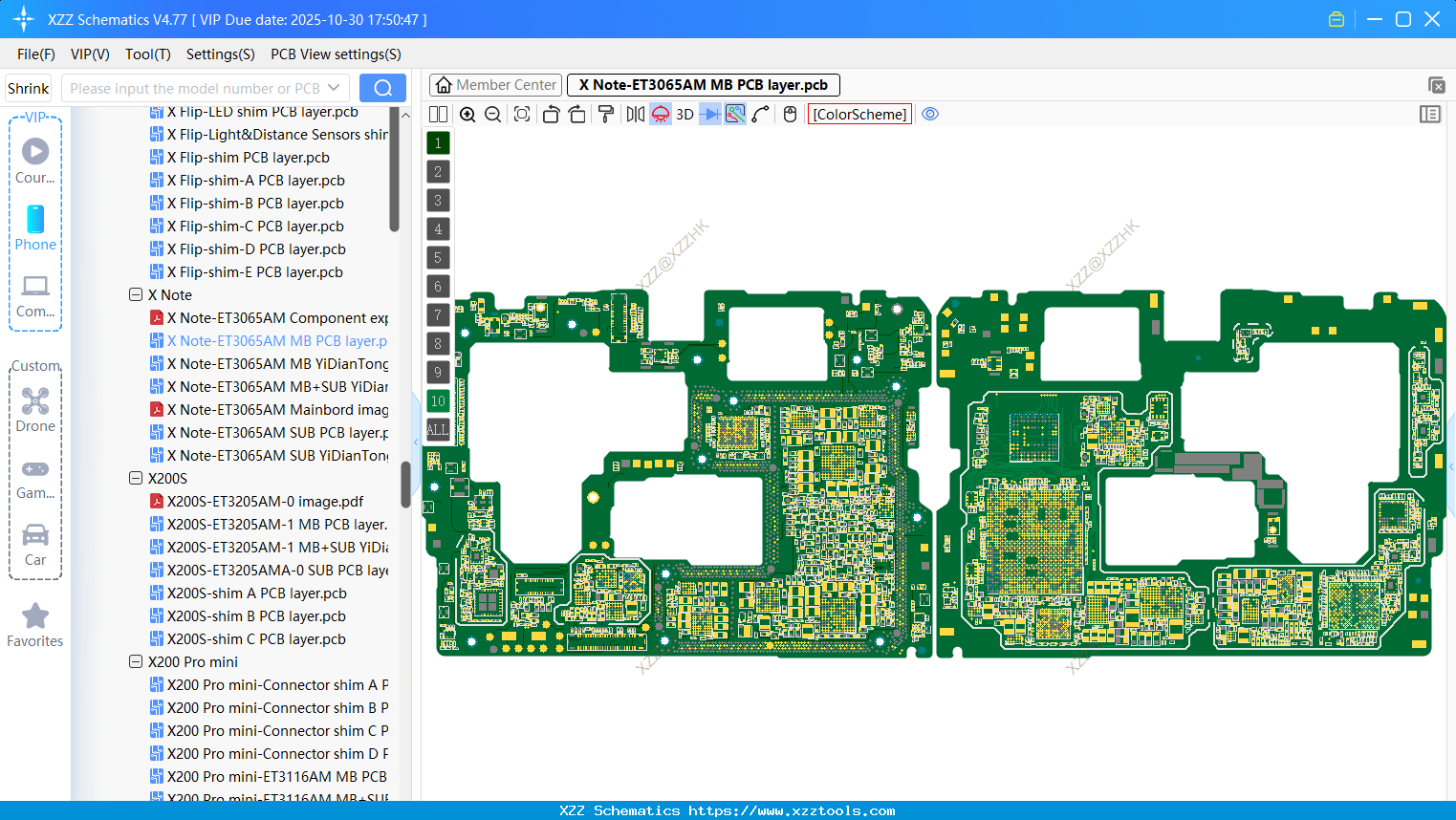 VIVO X Note-ET3065AM MB PCB Layer